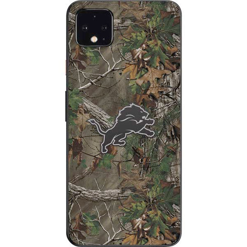NFL Detroit Lions Realtree Xtra Green Camo Google Pixel 4 XL Skin